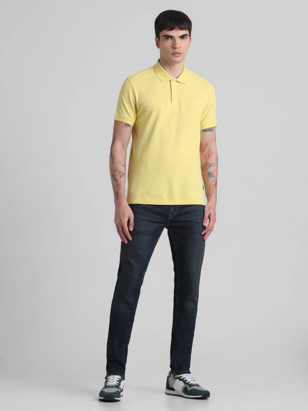 Yellow Solid Polo - Image 6