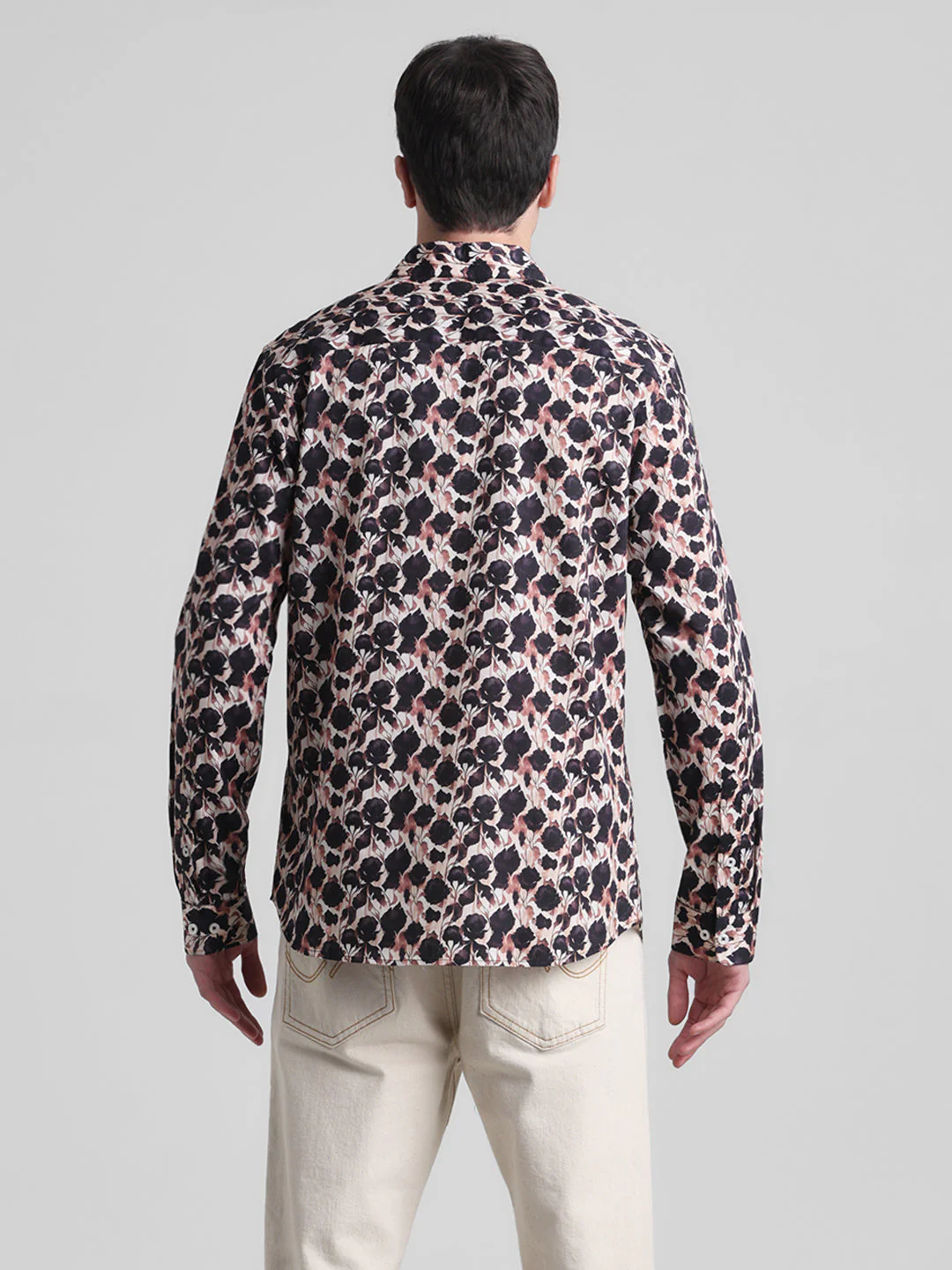 Abstract Floral Print Shirt - Image 9