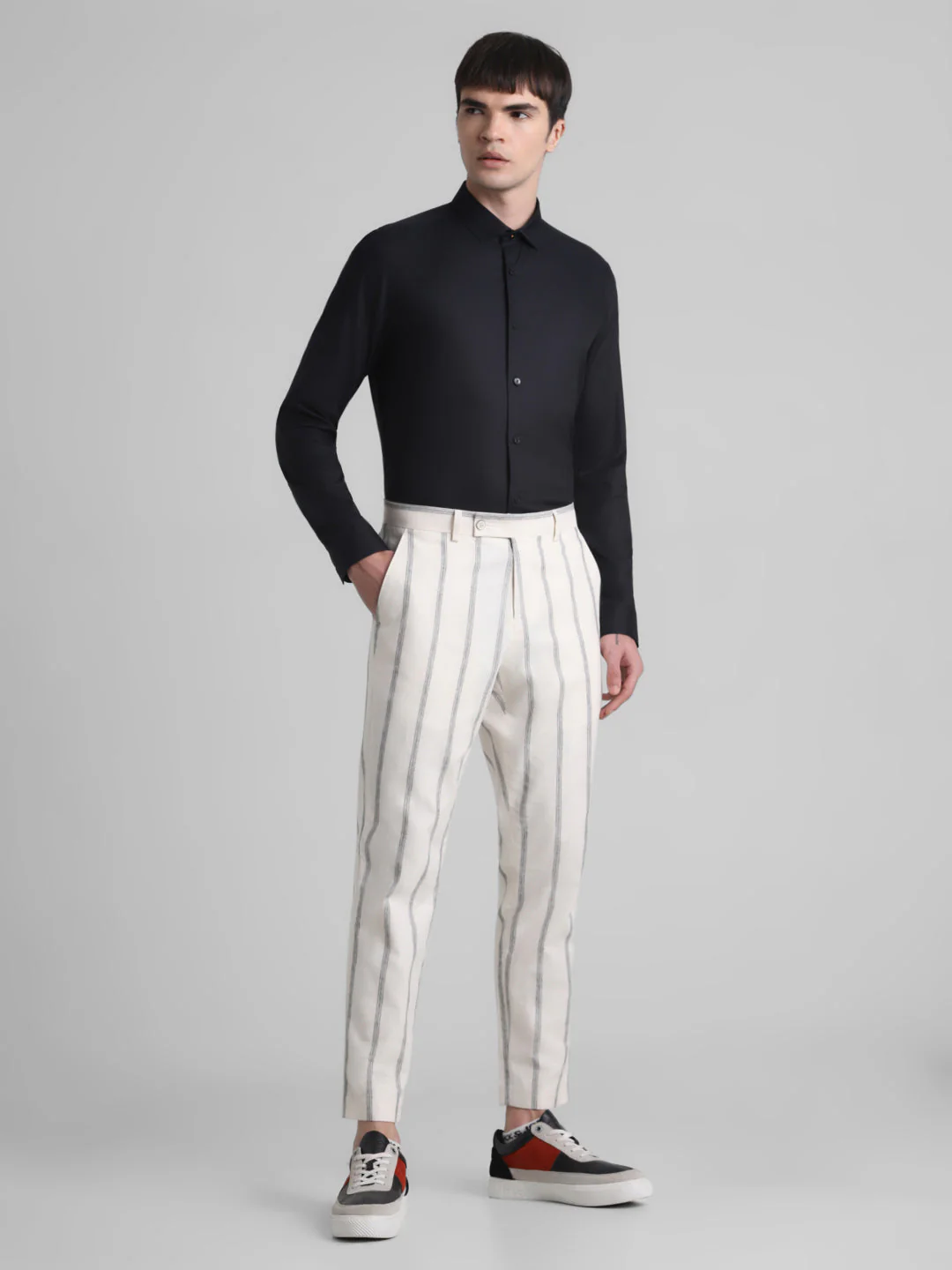 Black Check Full Sleeves Shirt - Image 6
