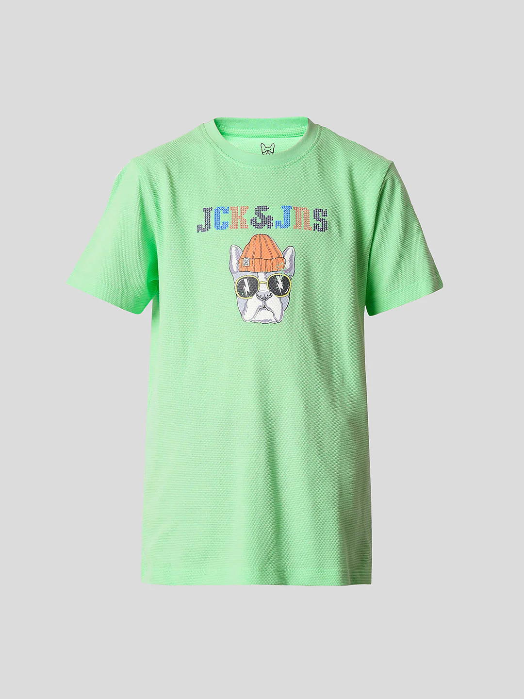 Boys Green Dot Embroidered T-shirt - Image 7