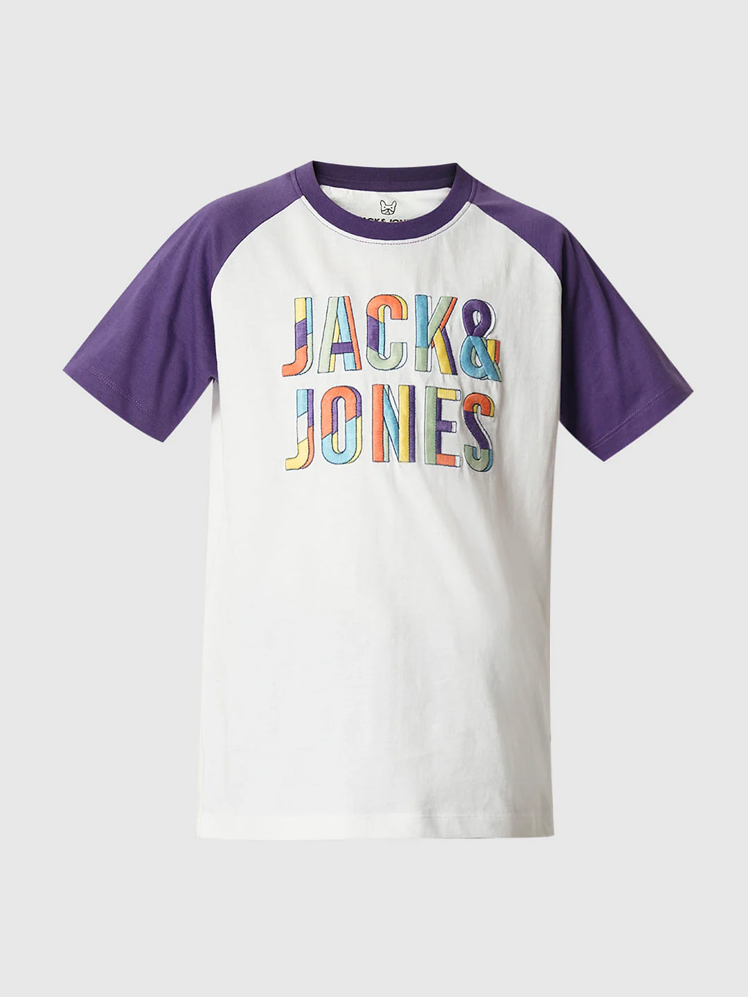 Boys White Colourblocked T-shirt - Image 7