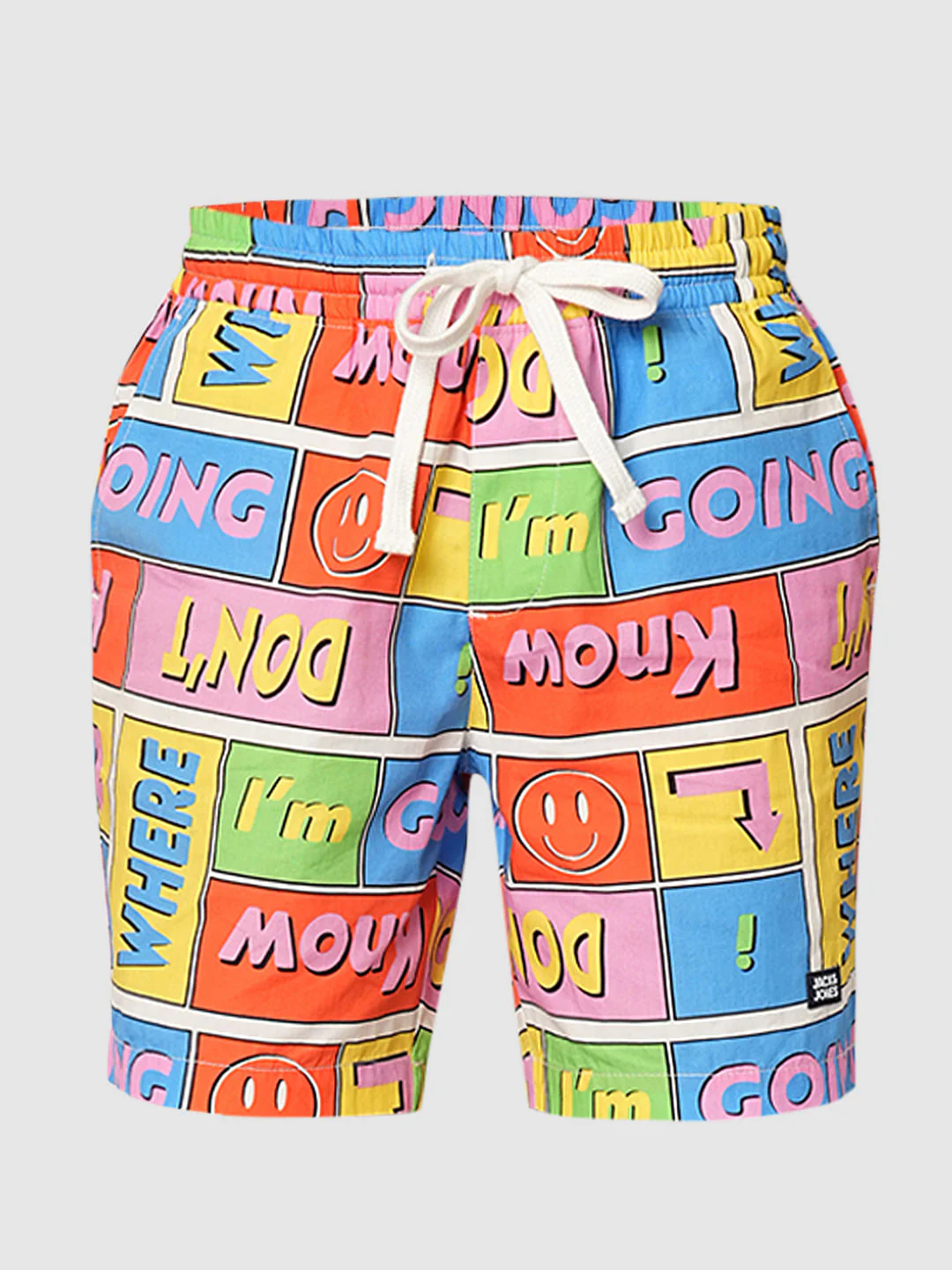 Boys Yellow Printed Co-ord Set Shorts - Image 7