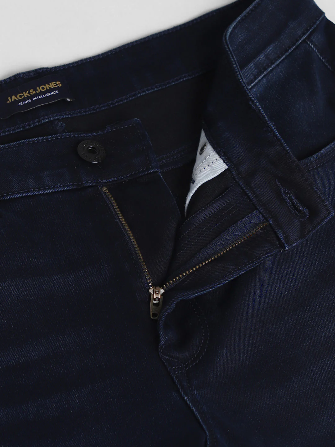 Dark Blue 5 Pocket Glenn Slim Fit Jeans - Image 5