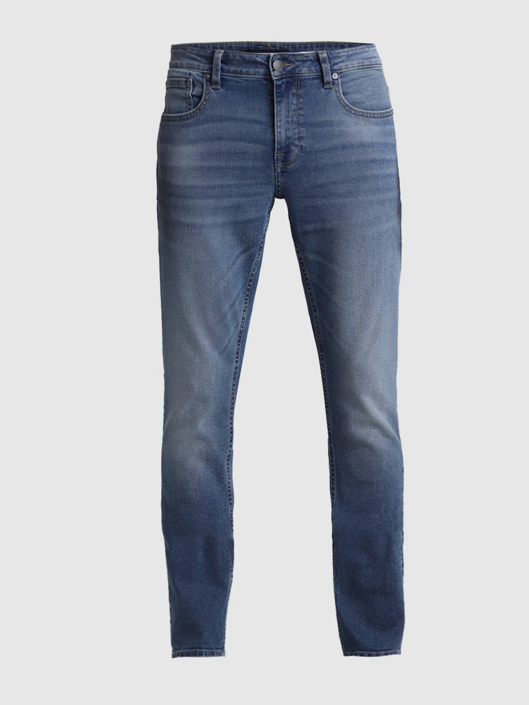 Light Blue 5 Pocket Glenn Slim Jeans - Image 6