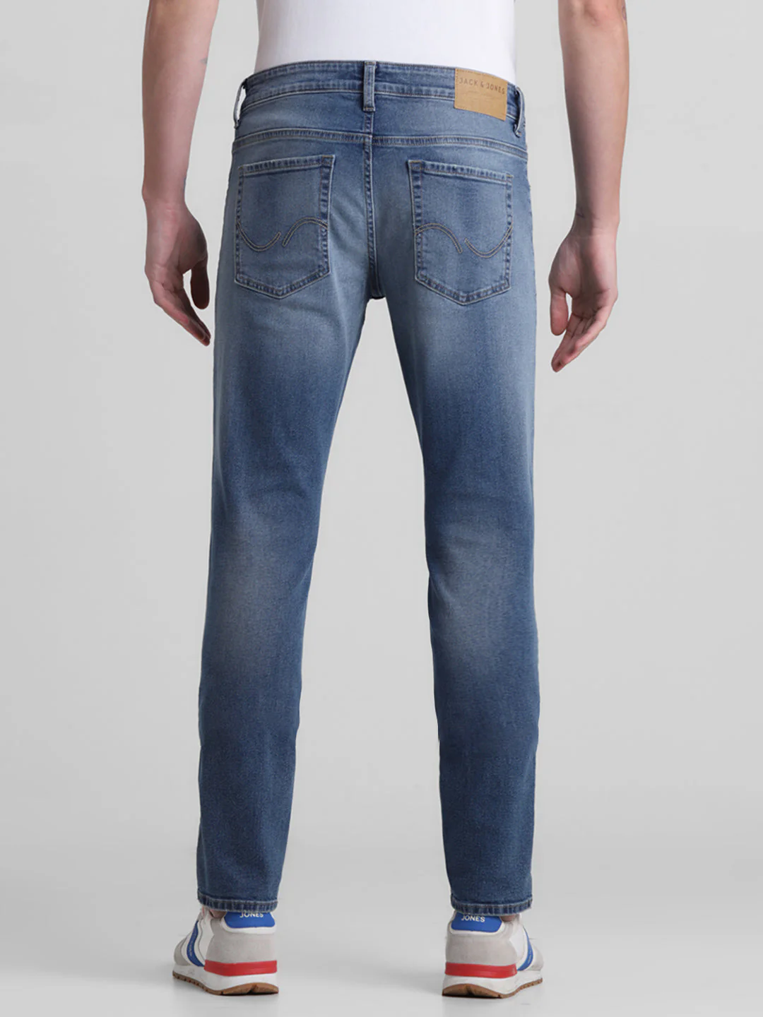 Light Blue 5 Pocket Glenn Slim Jeans - Image 8
