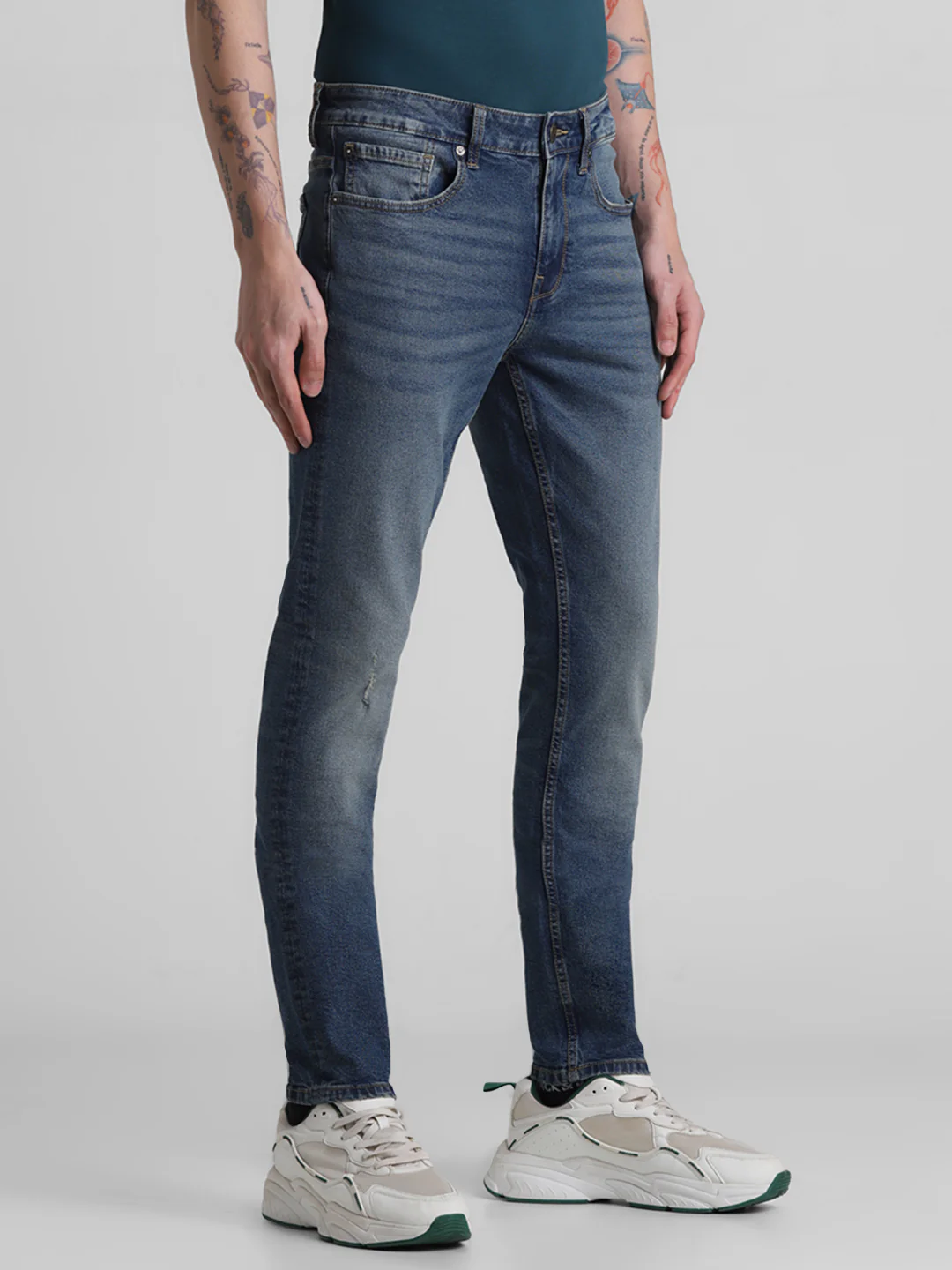 Mildly Distressed Glenn Slim Fit Jeans - Image 2