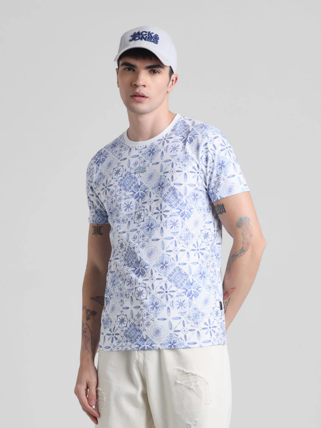 Abstract Printed T-shirt