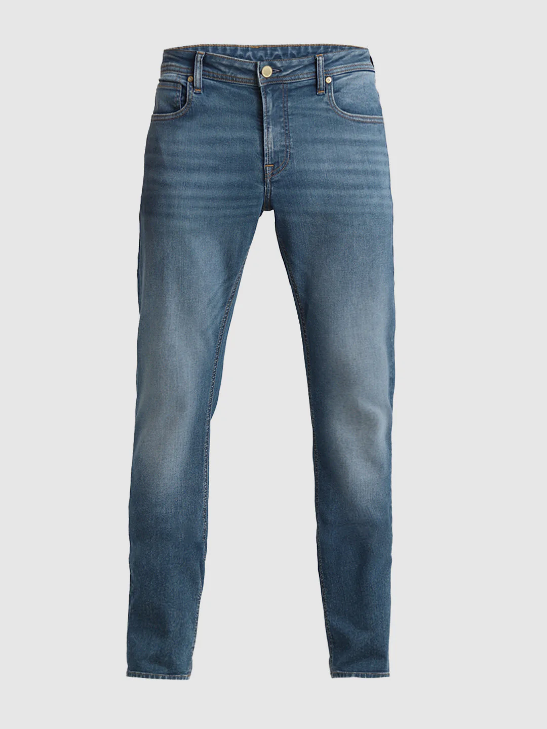 Blue 5 Pocket Glenn Slim Fit Jeans - Image 7