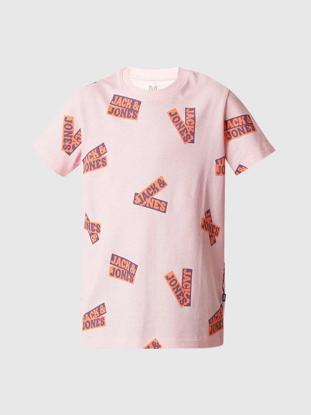Boys Pink Logo Print T-shirt - Image 7
