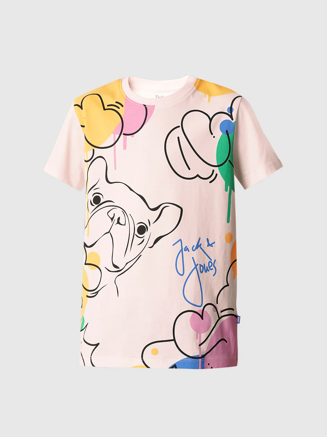 Boys Pink Graphic Print T-shirt - Image 7