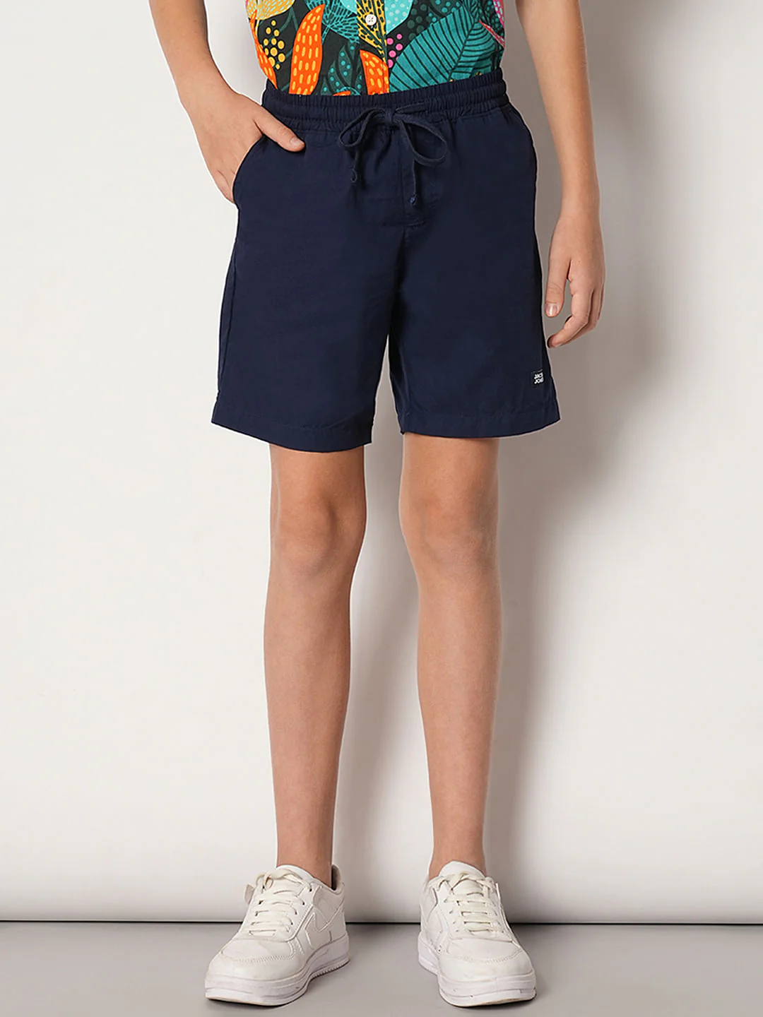 Navy Blue Casual Shorts - Image 2