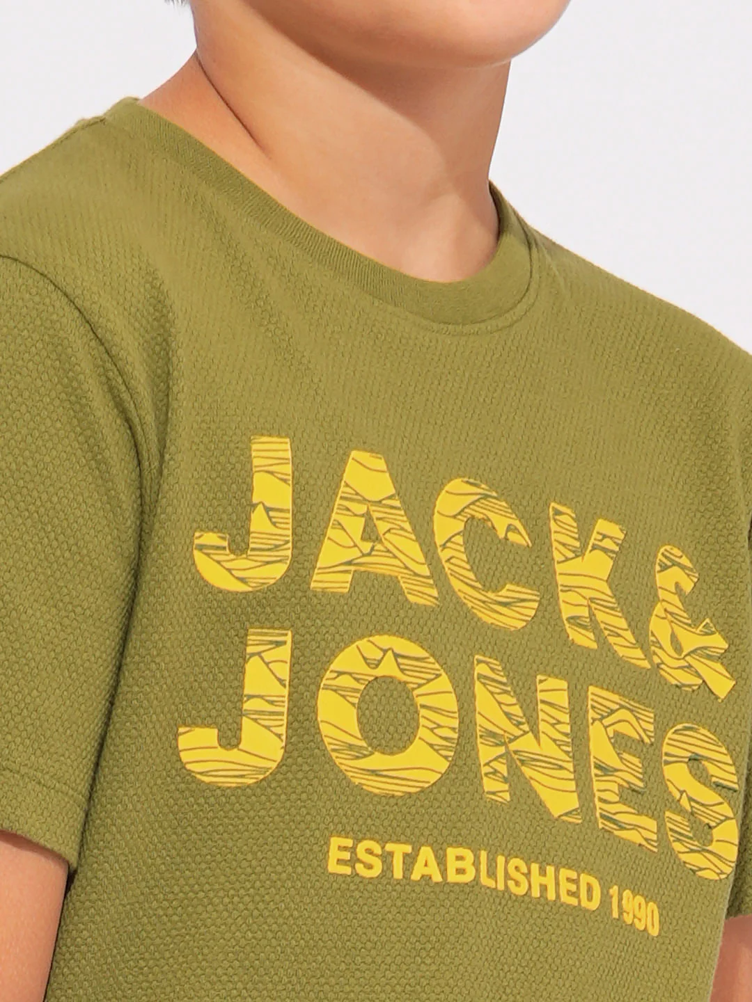 Boys Green Logo Print T-shirt - Image 6