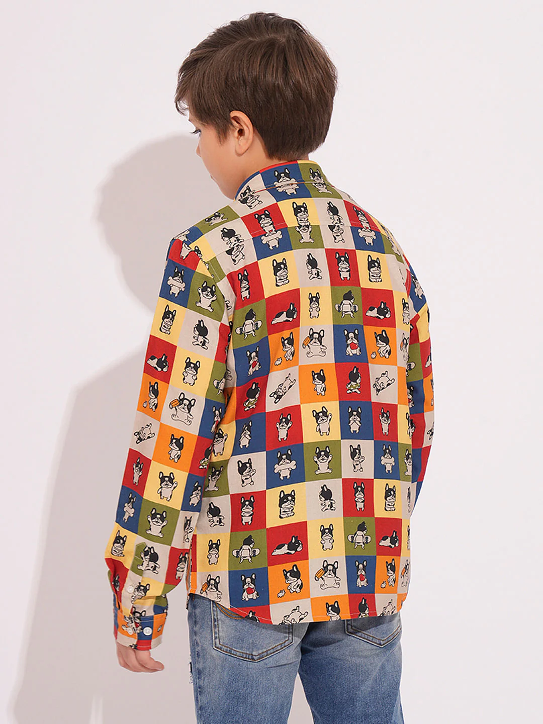 Multi-Colour Doggo Print Shirt - Image 4