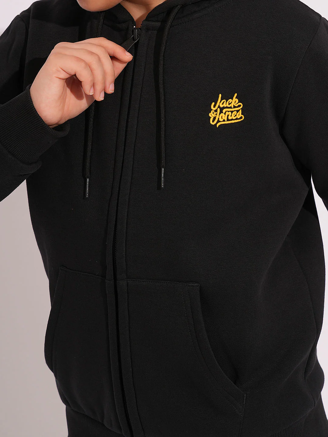 Boys Black Hooded Sweatshirt - Image 6