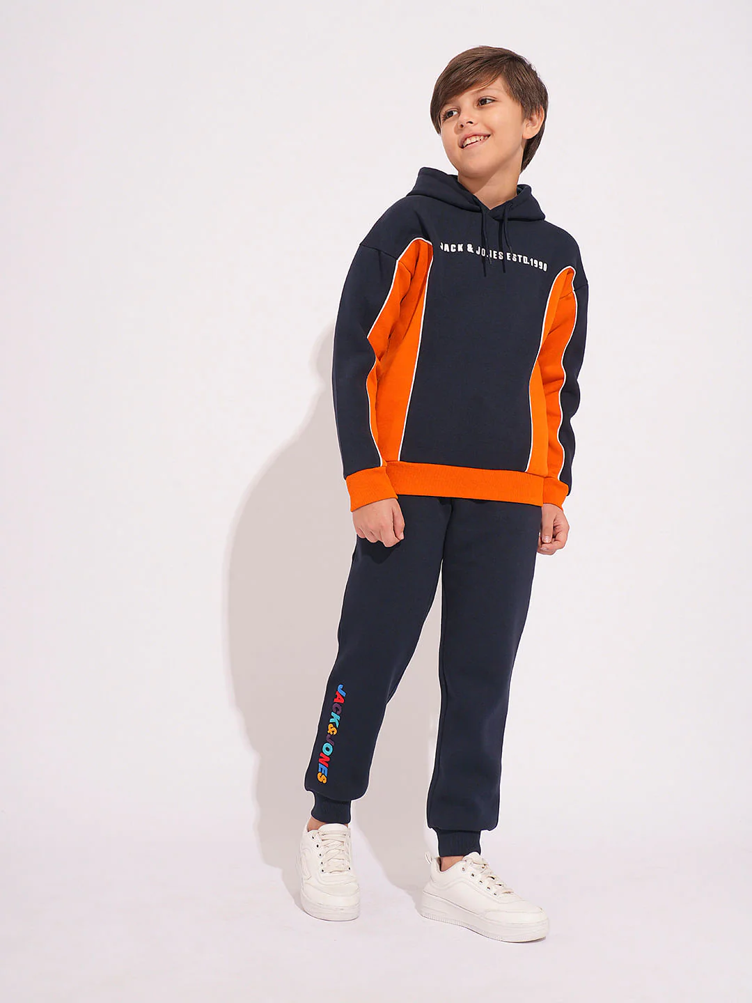 Navy Blue Co-ord Set Sweatpants - Image 5