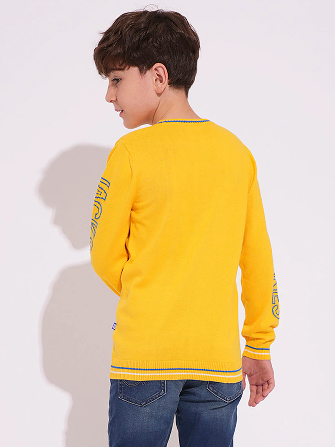 DONALD DUCK Yellow Printed Pullover - Image 4