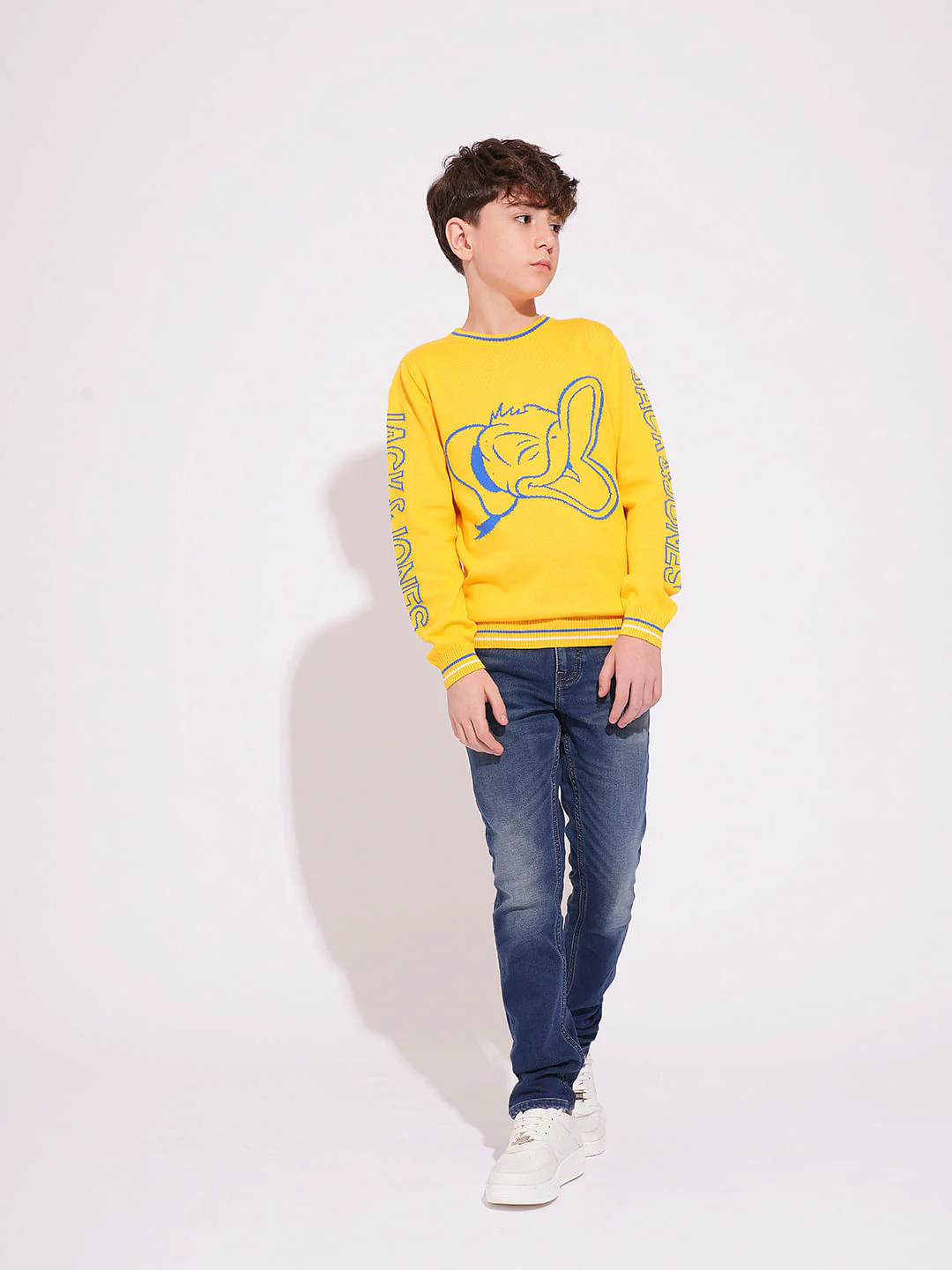 DONALD DUCK Yellow Printed Pullover - Image 5