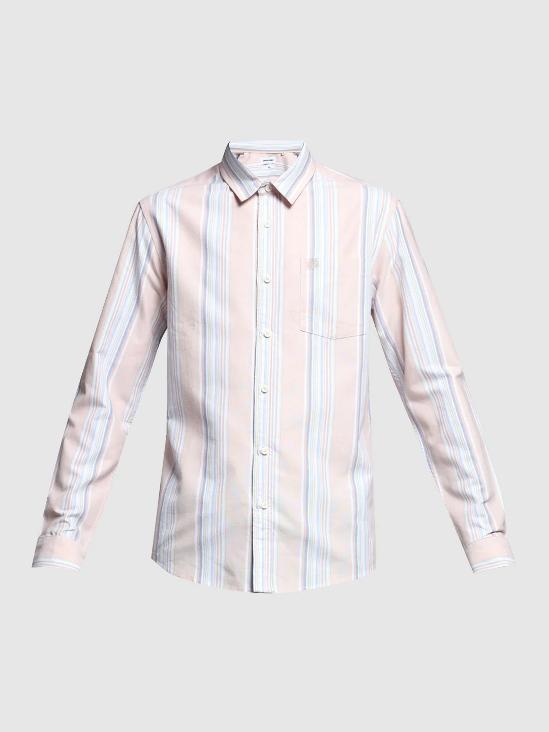 Pink Yarn Dyed Striped Shirt - Image 7