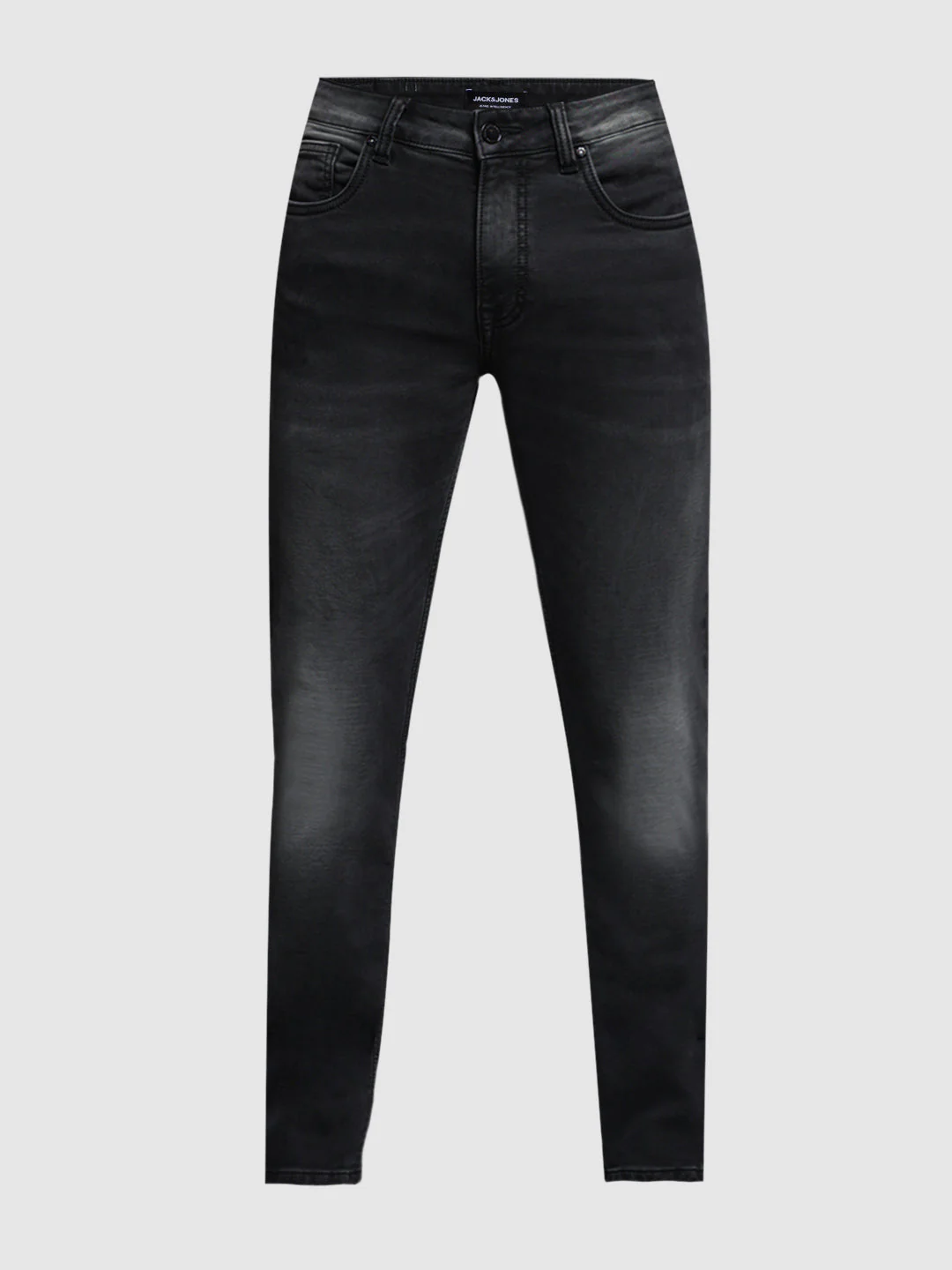 Black Washed Knitted Skinny Jeans - Image 7