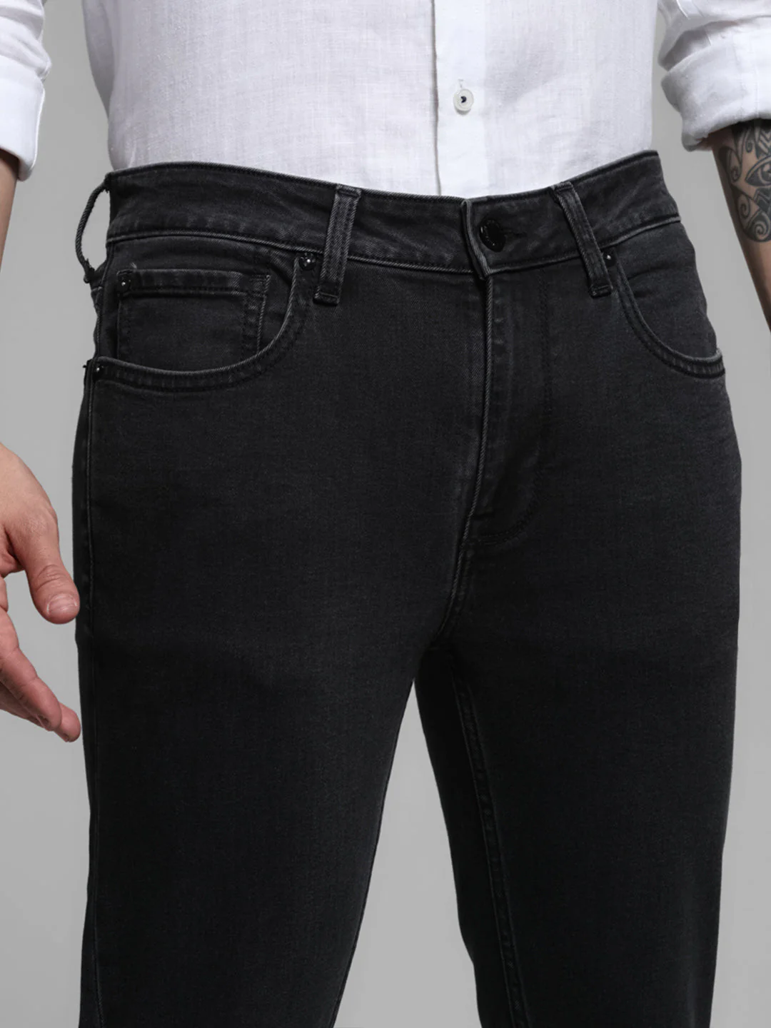 Black Liam Super Skinny Jeans - Image 4