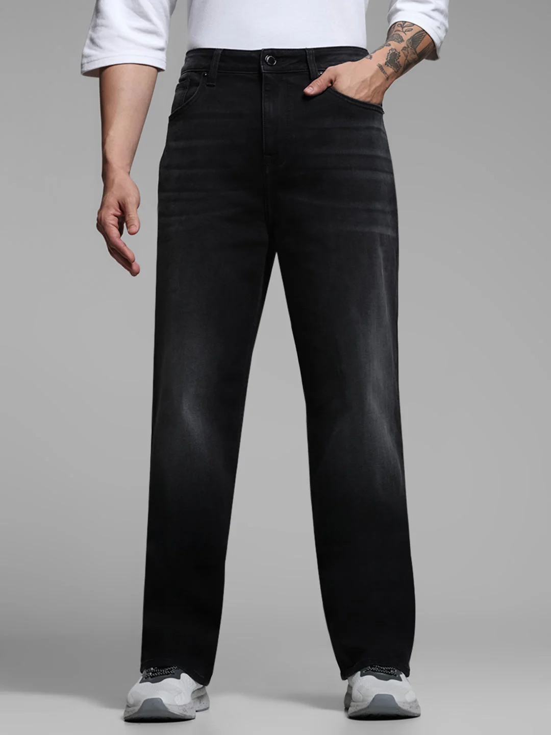 Black Dario Loose Fit Jeans