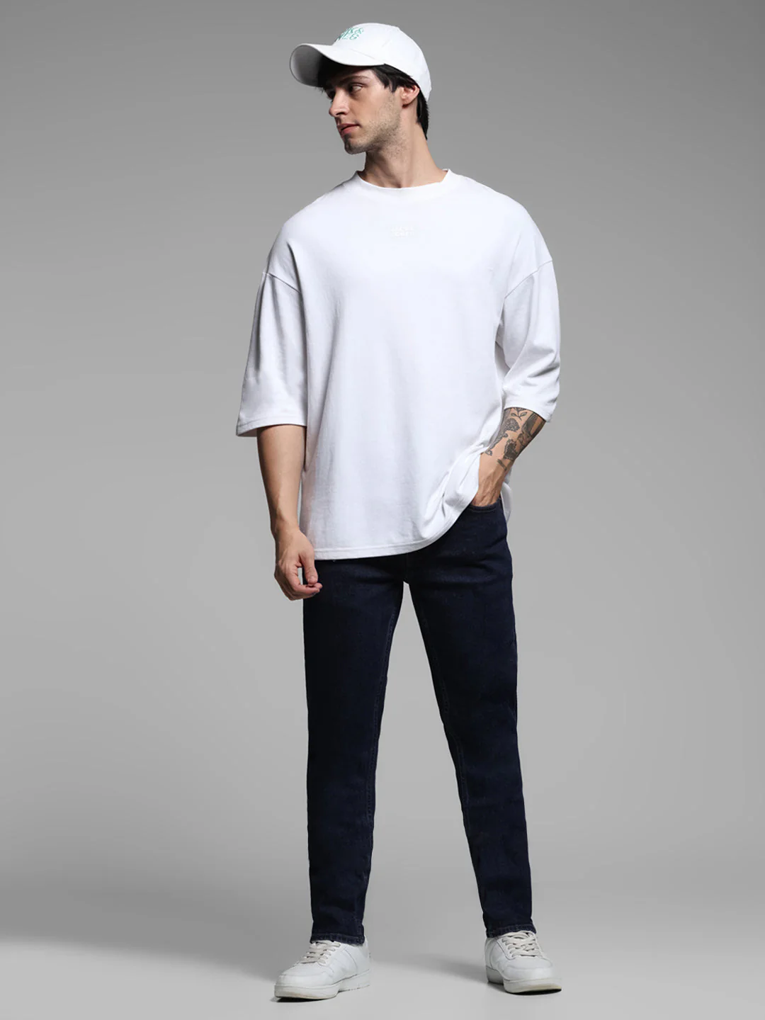 Dark Blue Ben Washed Skinny Jeans - Image 6