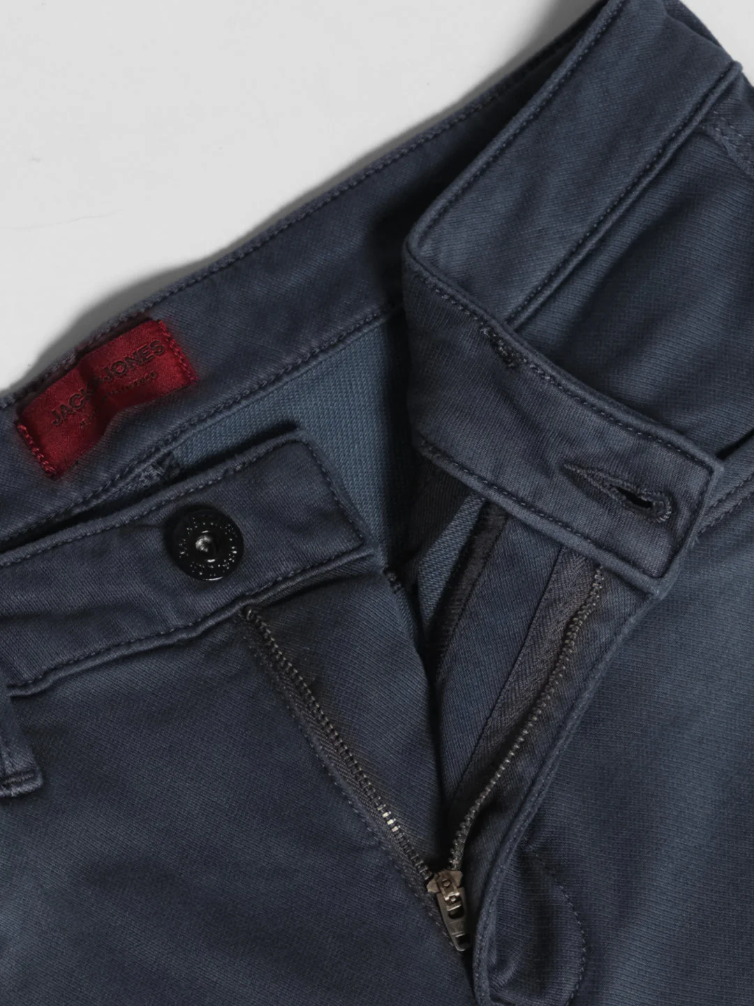 Dark Blue Knitted Glenn Slim Fit Jeans - Image 5