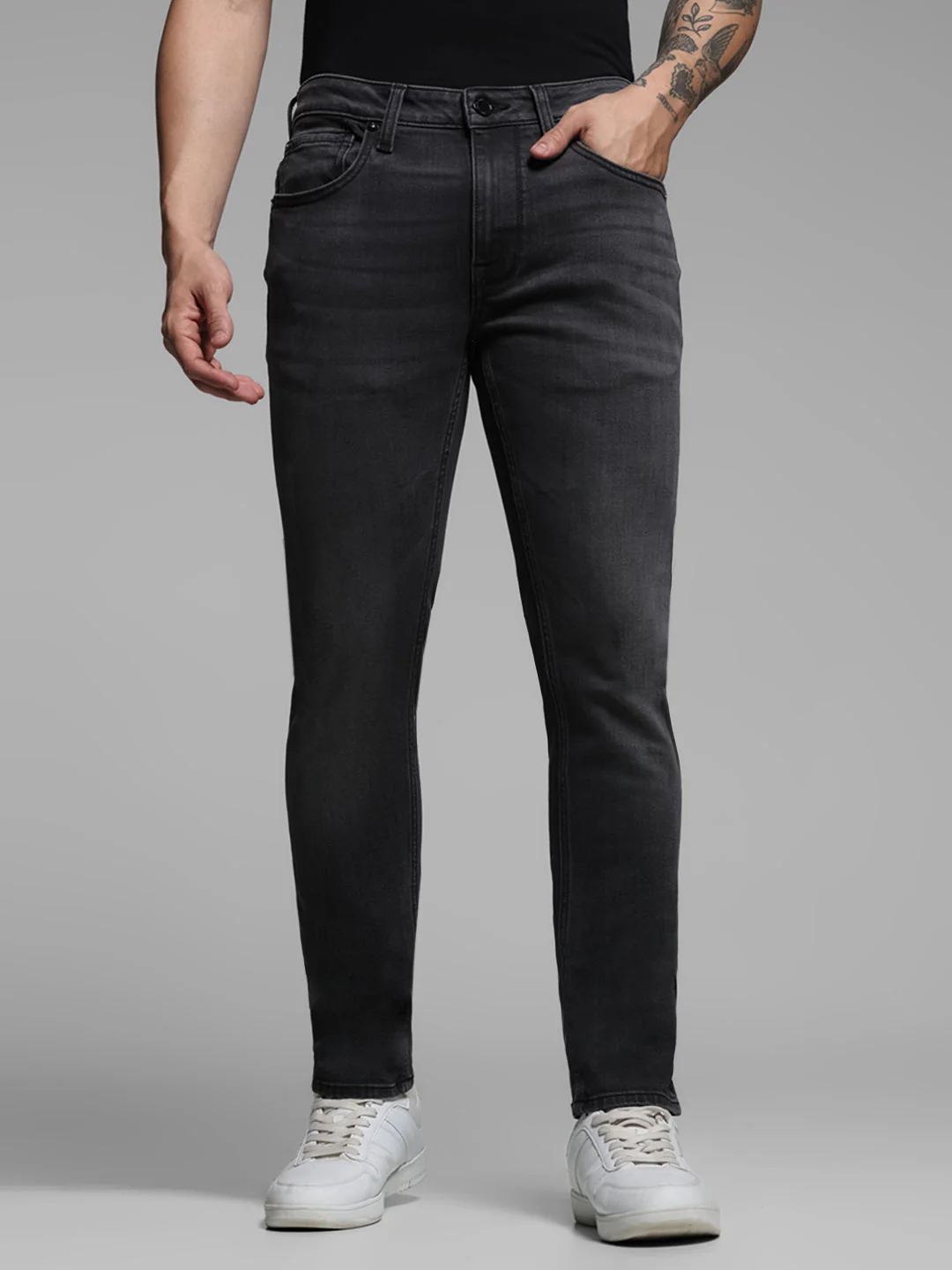 Grey Washed Ben Skinny Jeans