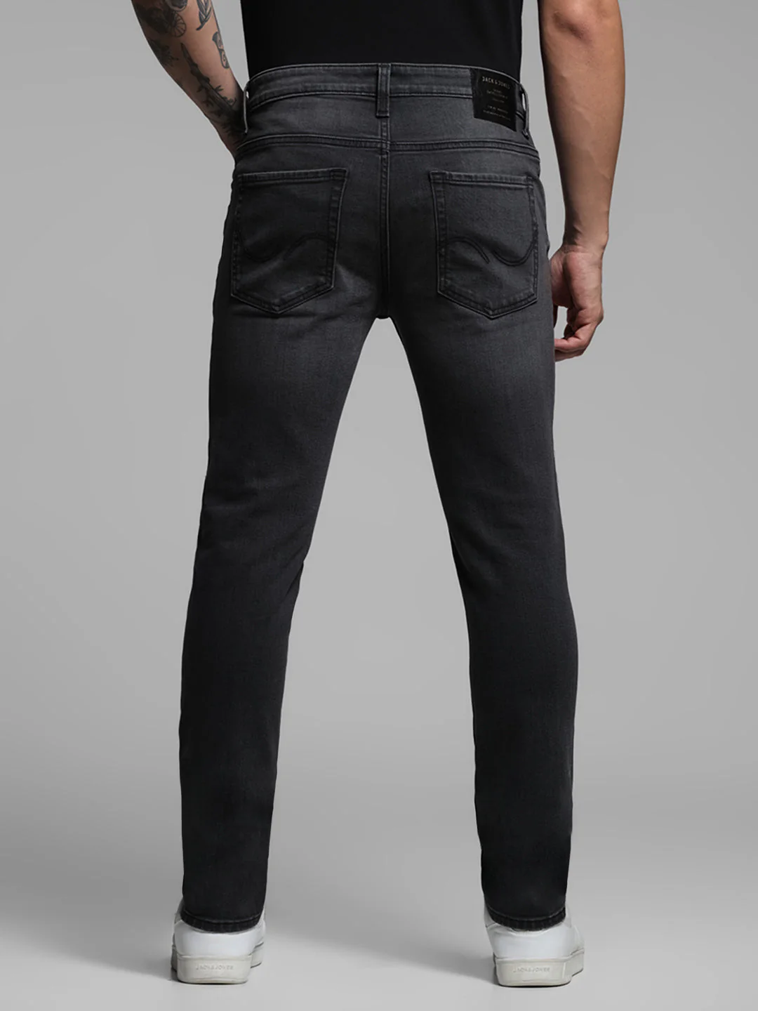 Grey Washed Ben Skinny Jeans - Image 3