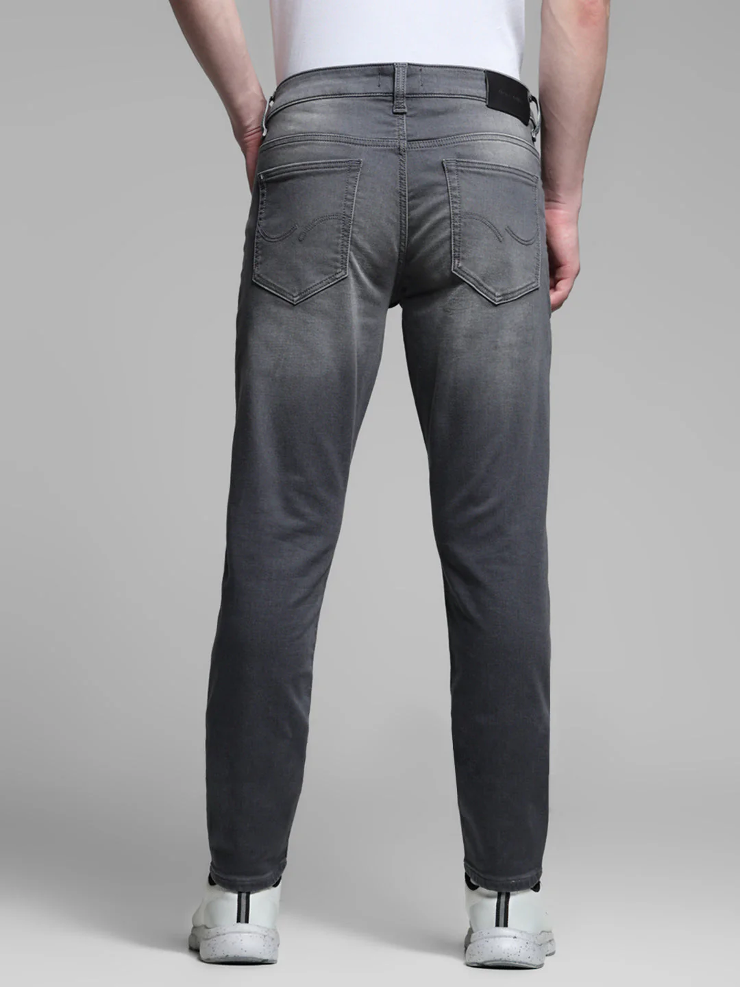 Grey Low Rise Glenn Slim Fit Jeans - Image 3