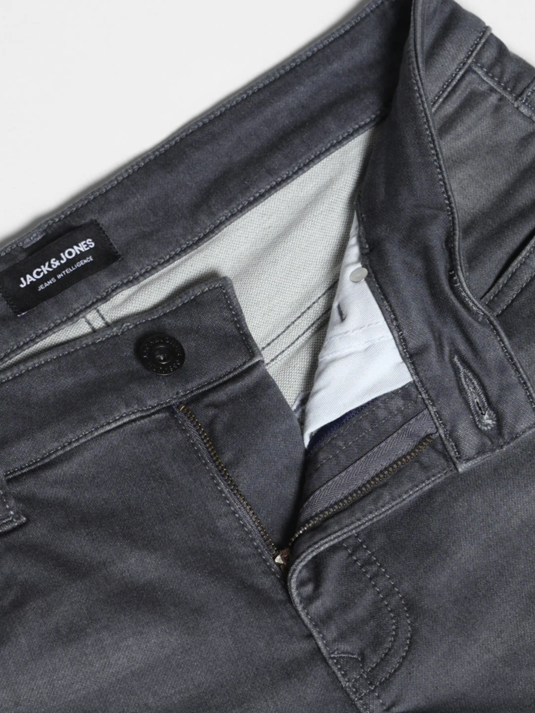 Grey Low Rise Glenn Slim Fit Jeans - Image 5