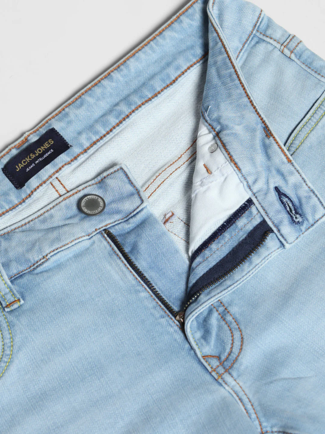 Light Blue Glenn Slim Jeans - Image 5