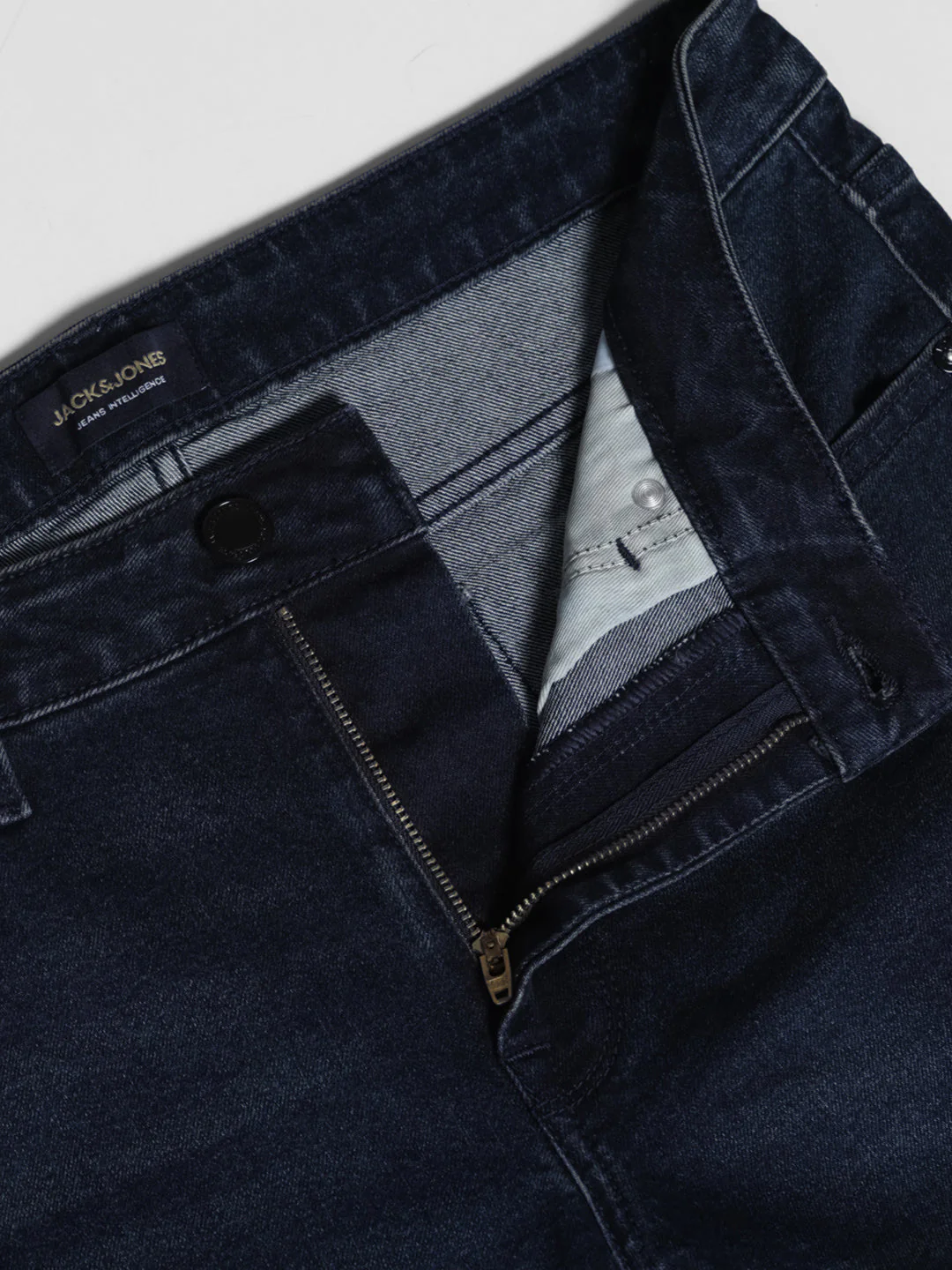 Dark Blue Liam Super Skinny Fit Jeans - Image 5