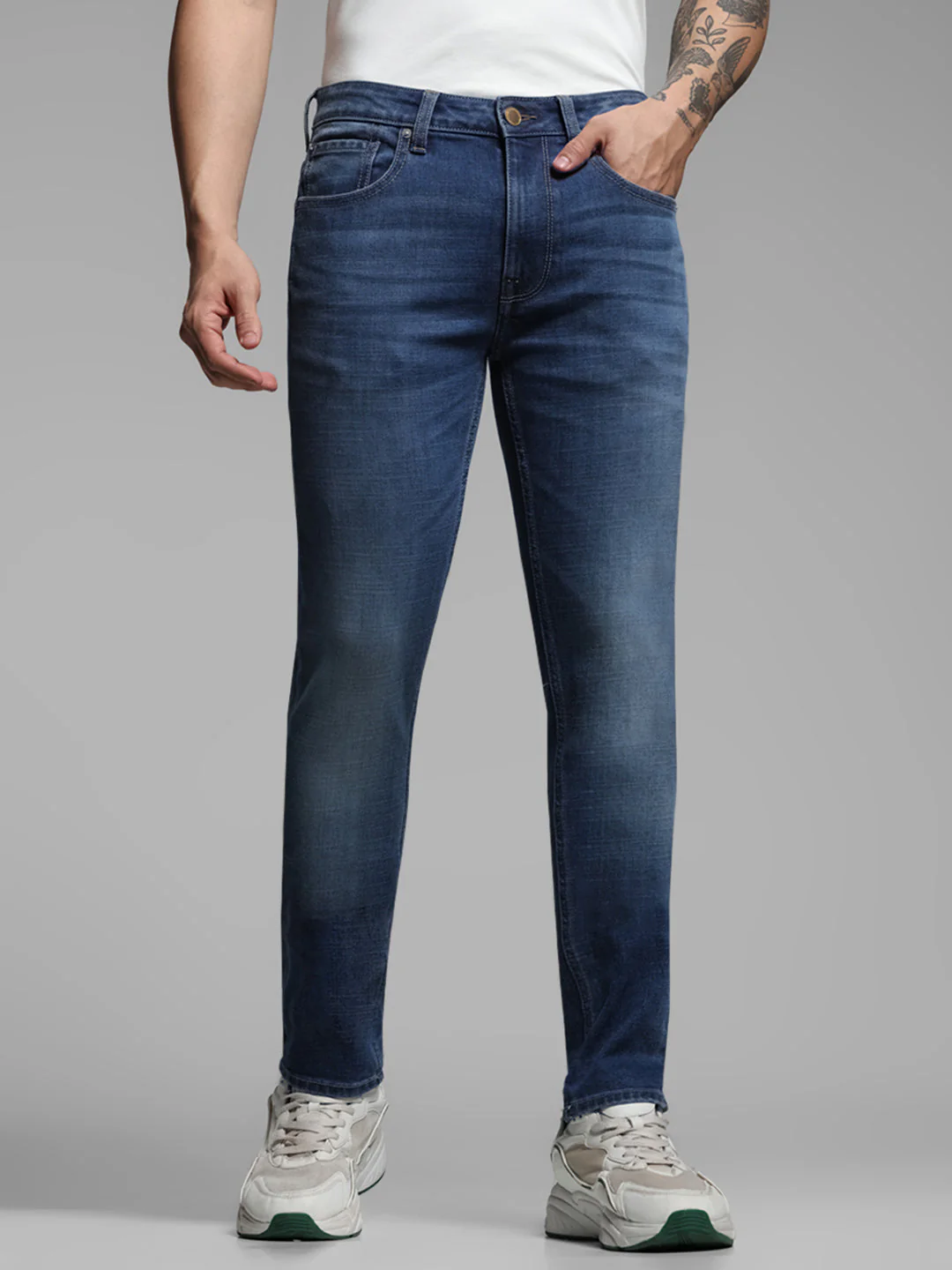 Blue Ben Washed Skinny Jeans