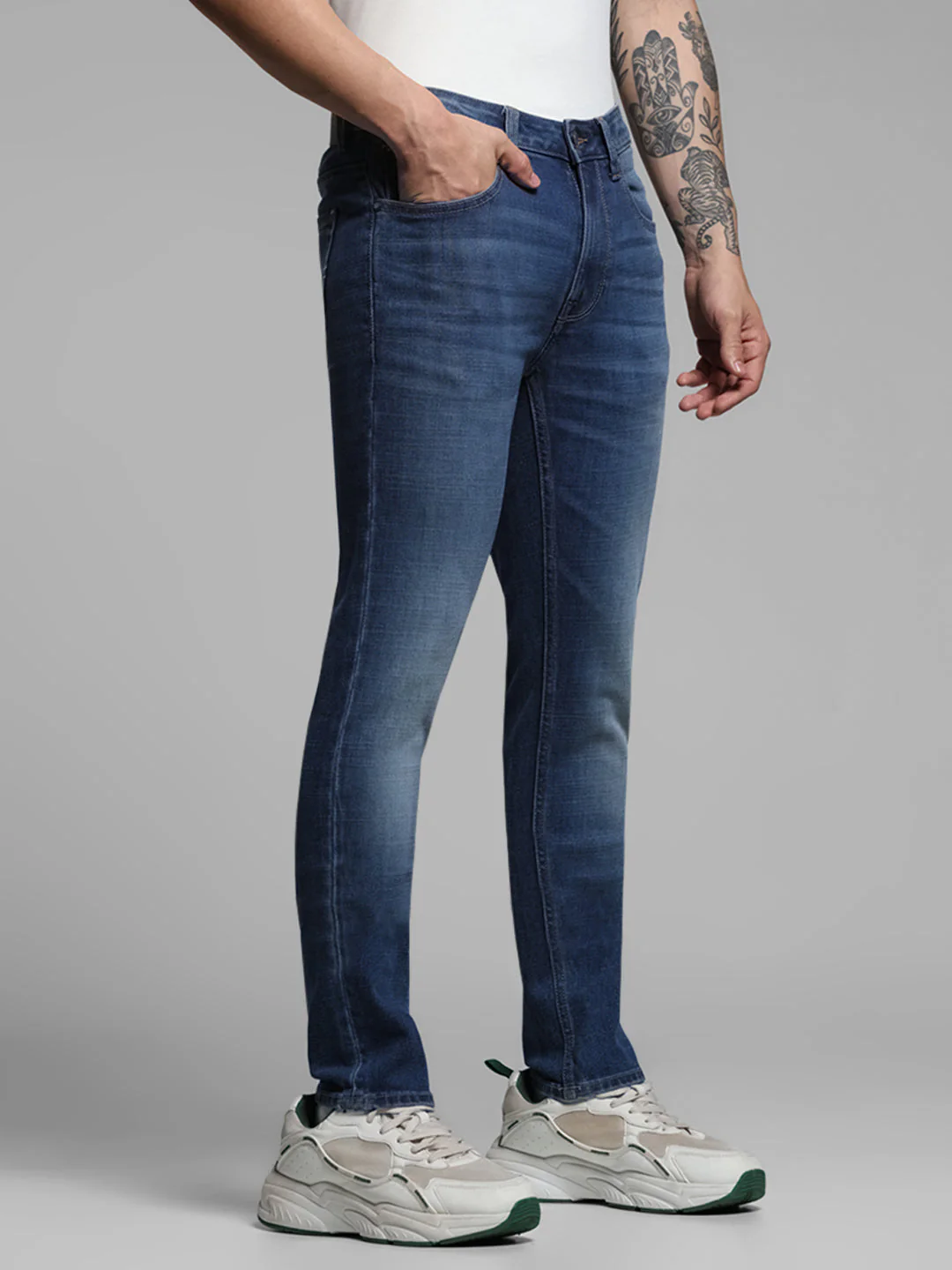 Blue Ben Washed Skinny Jeans - Image 2