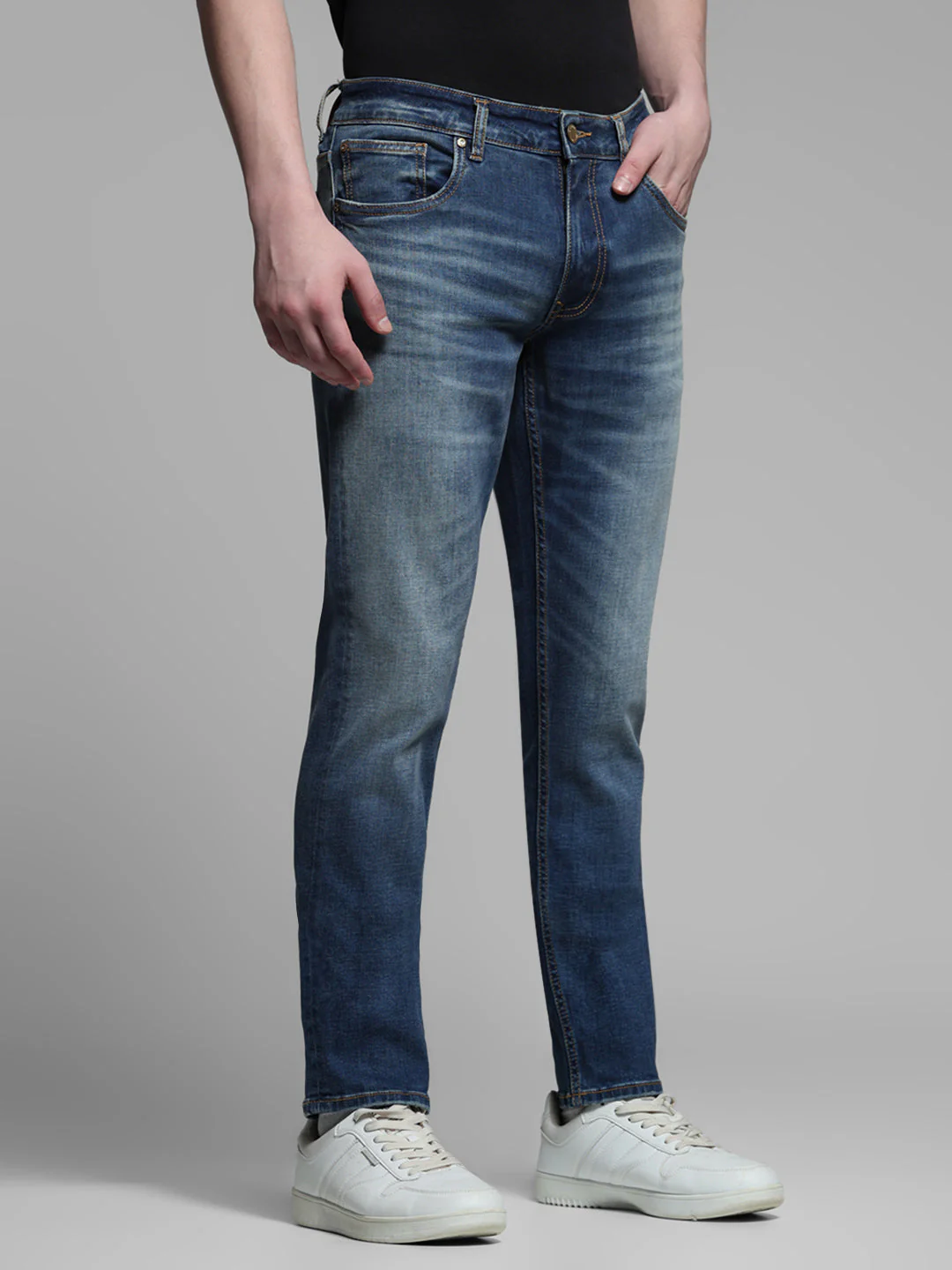Dark Blue Stan Glenn Slim Fit Jeans - Image 2