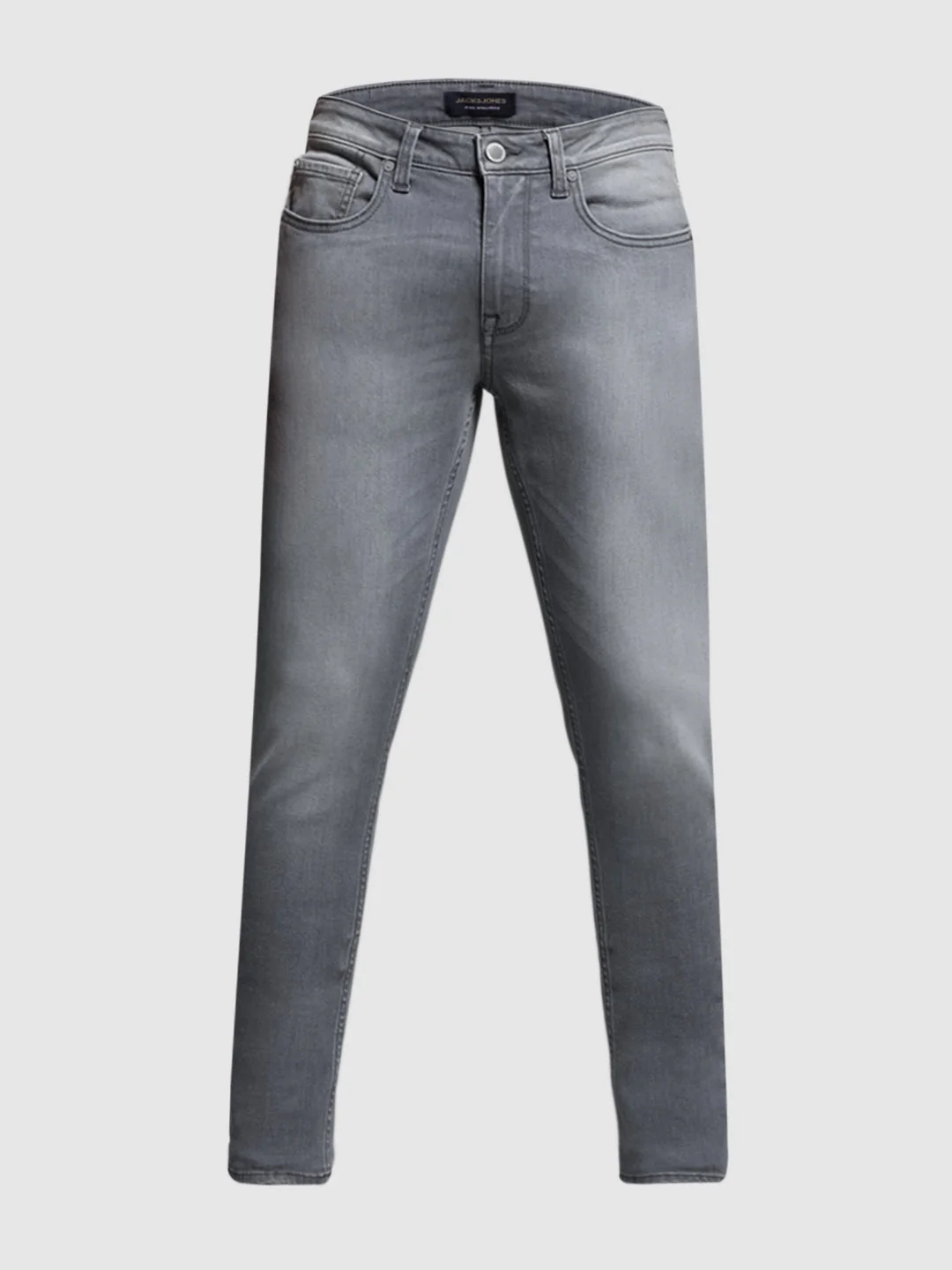 Grey Washed Brak Cropped SlIm Fit Jeans - Image 7