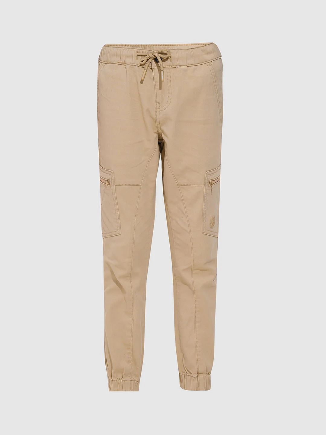 Boys Khaki Cotton Cargos - Image 7
