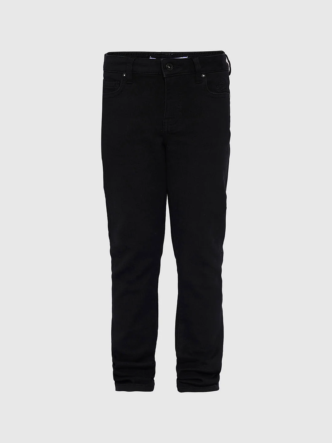 BOYS Black Mid Rise Clark Regular Fit Jeans - Image 7