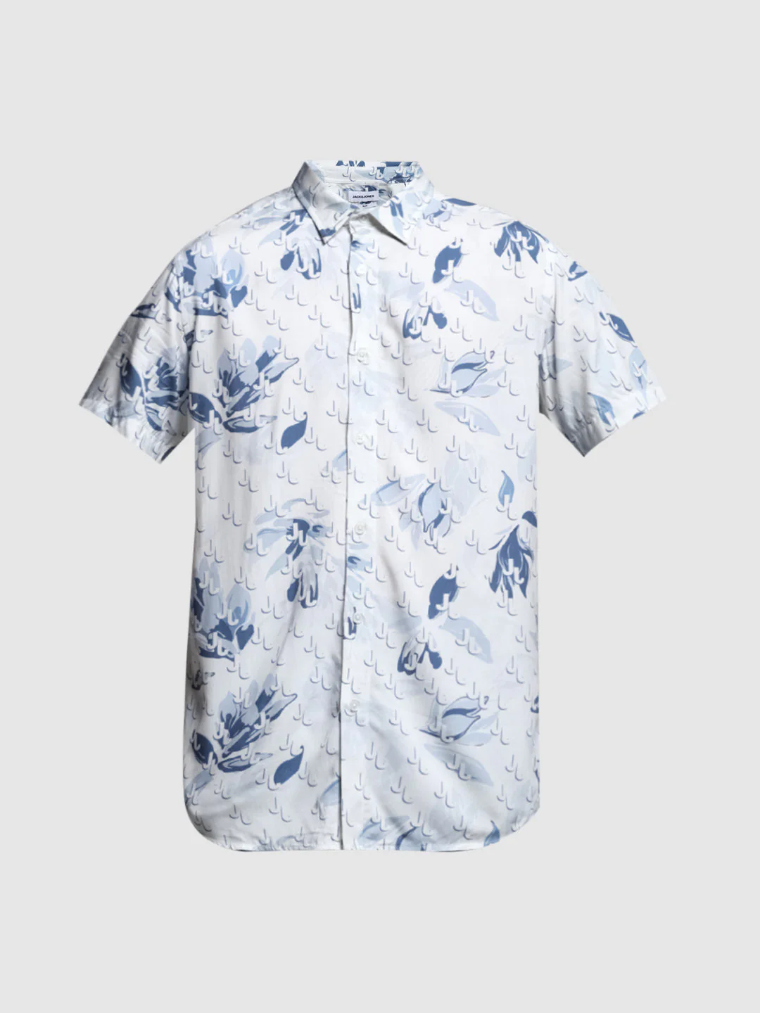 White Floral Print Shirt - Image 7