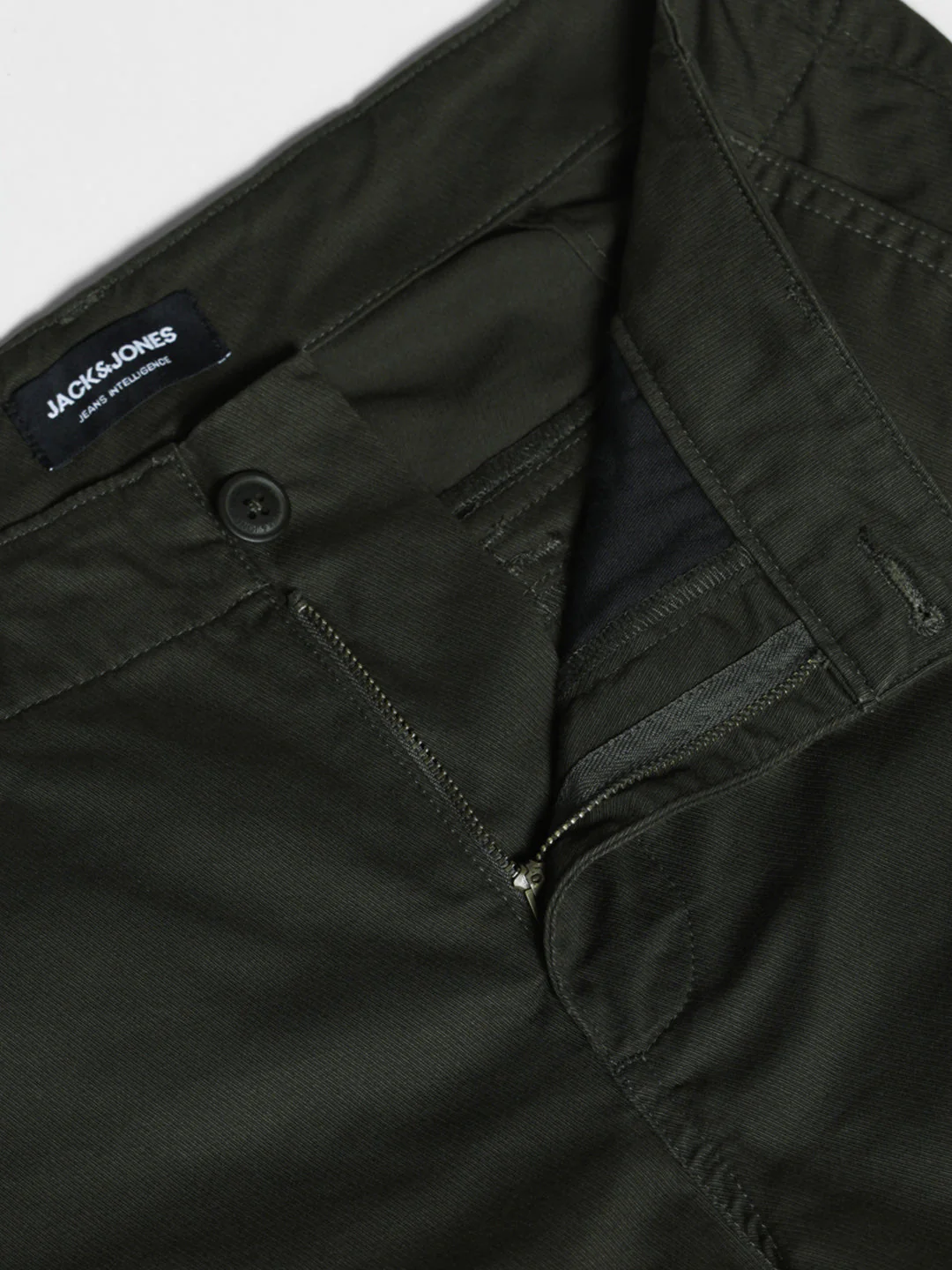 Olive Green Anti Fit Cargos - Image 5