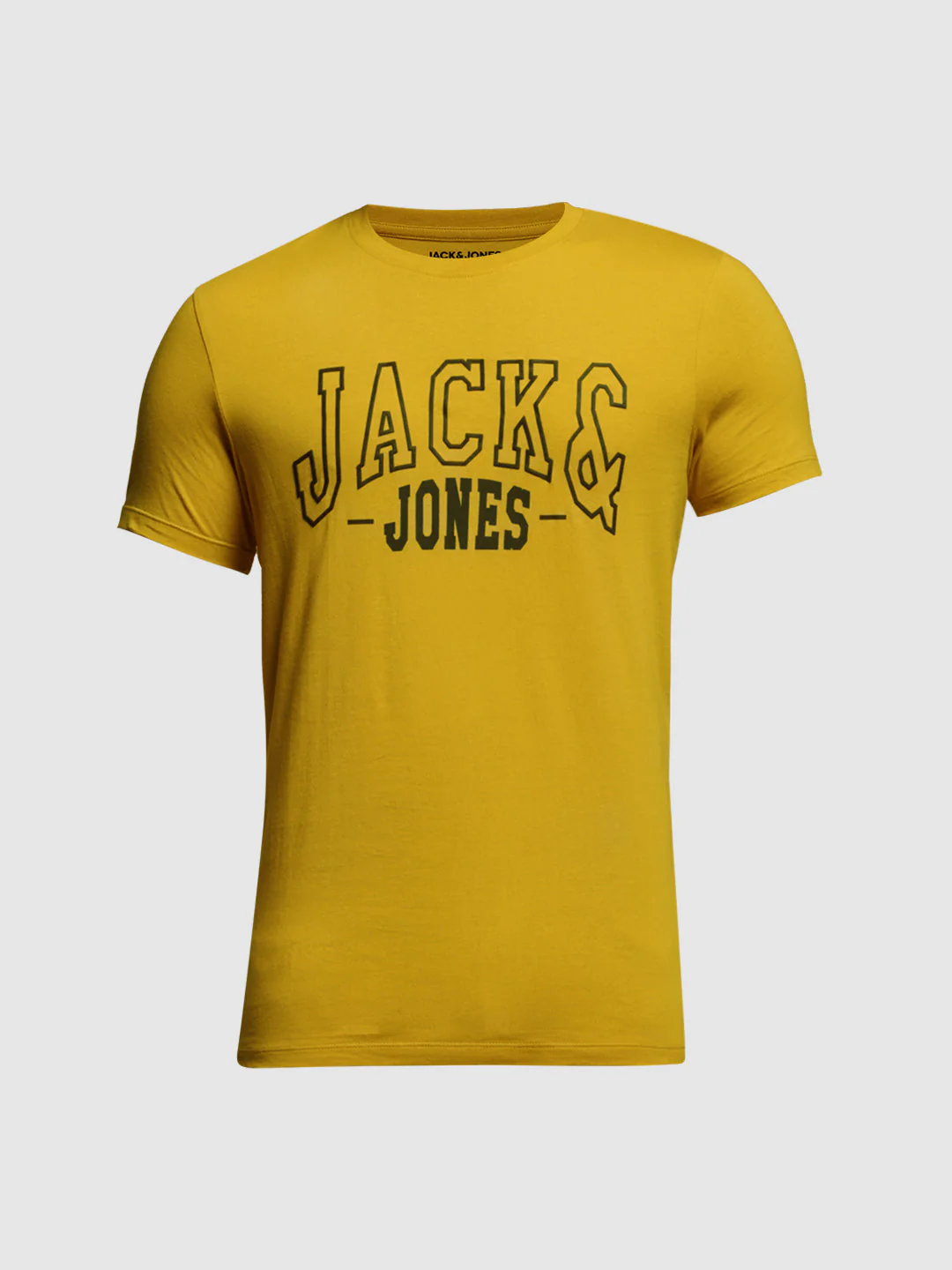 Yellow Logo Print T-shirt - Image 7