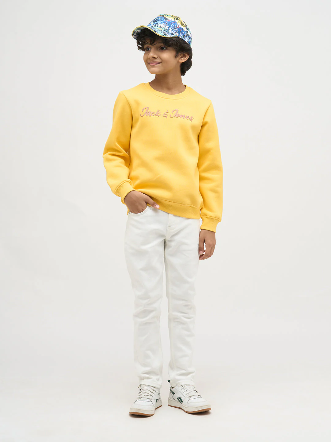 Boys Logo Text Sweatshirt