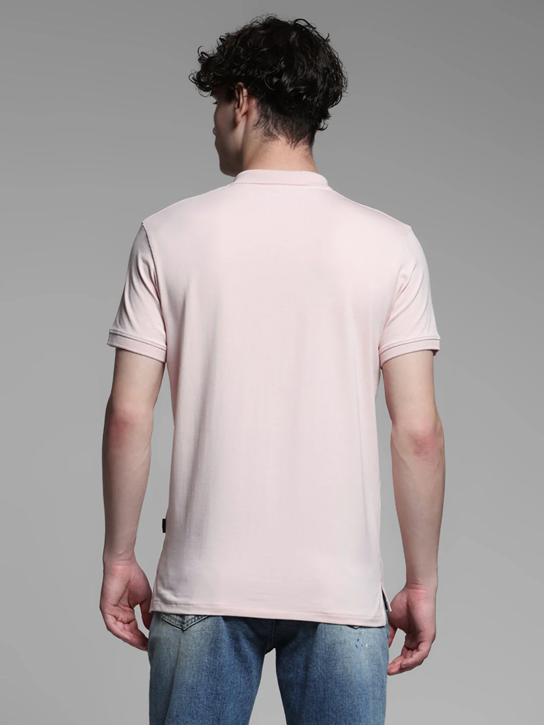 Lilac Zipper Detail Polo - Image 4