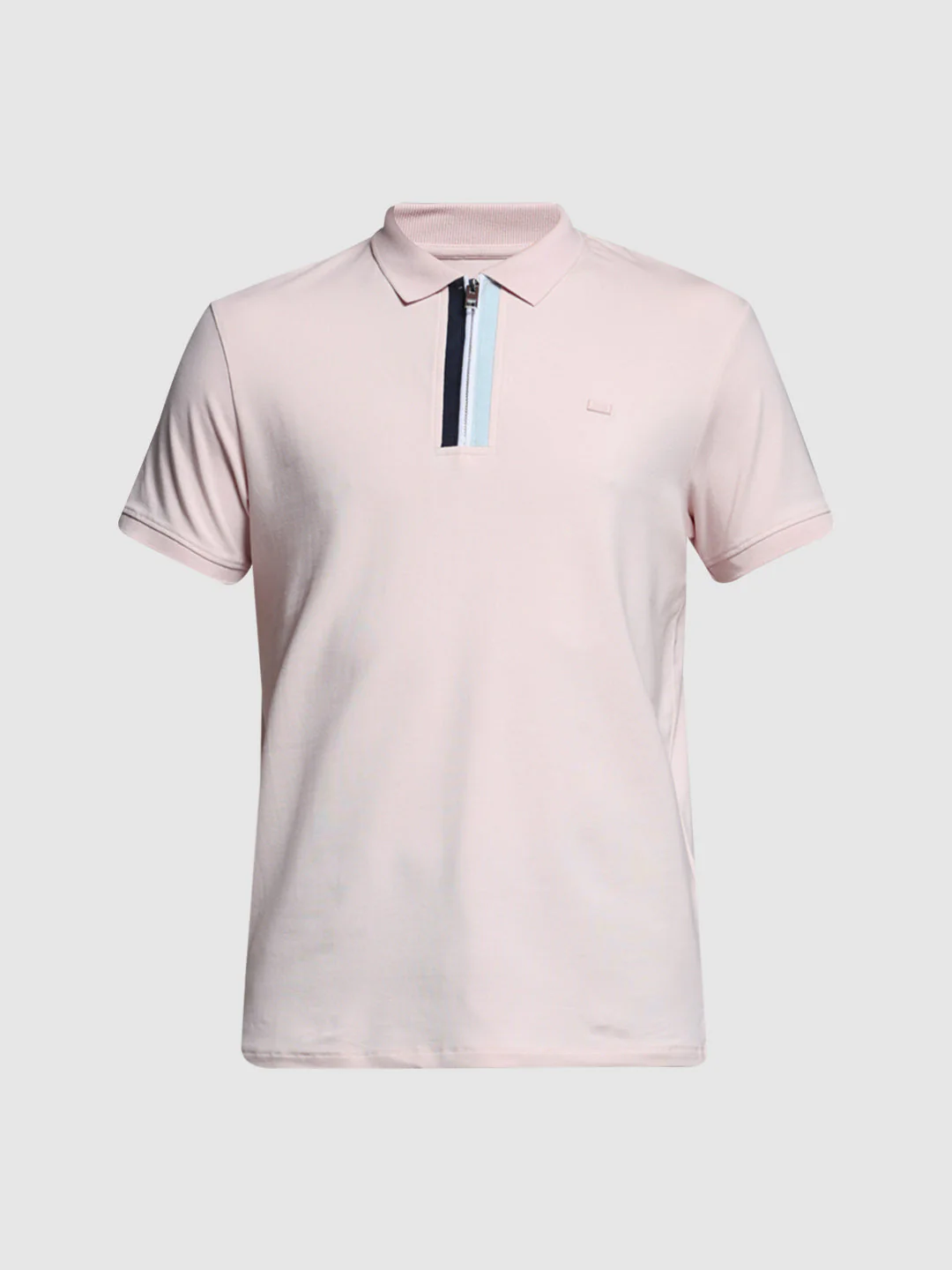 Lilac Zipper Detail Polo - Image 7