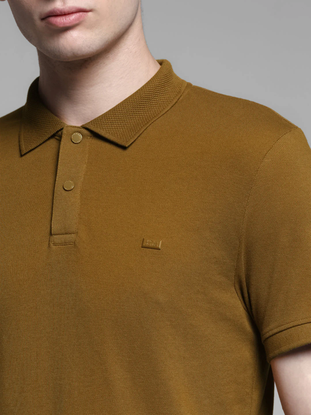 Bronze Brown Solid Polo - Image 5