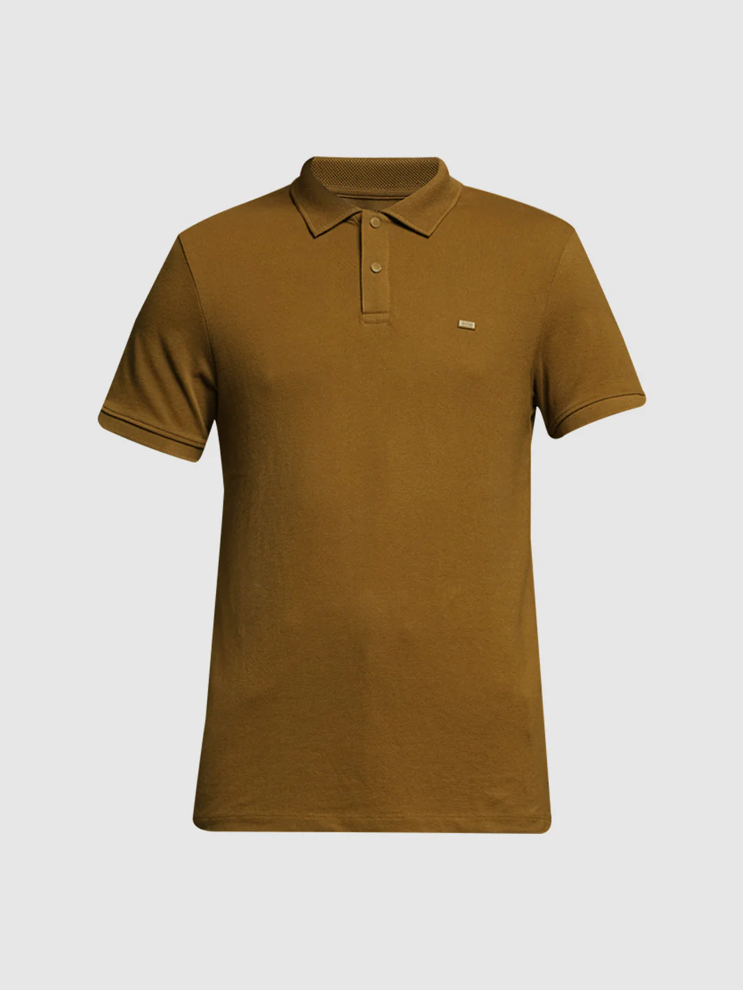 Bronze Brown Solid Polo - Image 7
