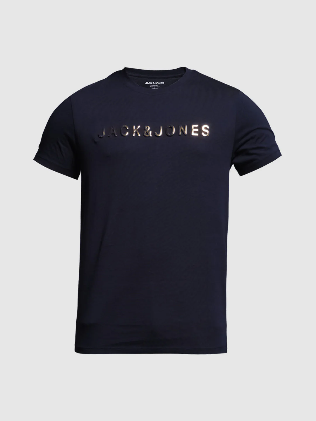 Blue Printed Cotton T-shirt - Image 7