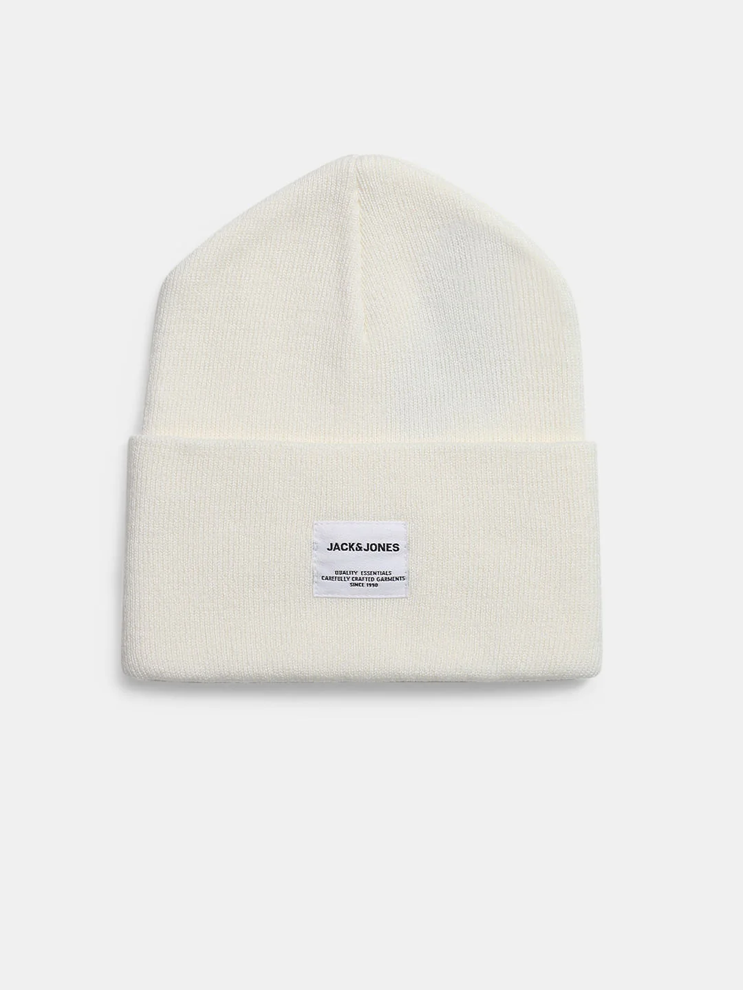 White Knitted Beanie