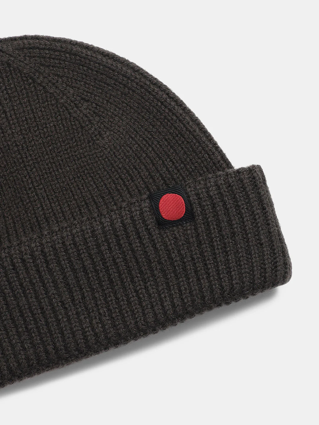 Dark Brown Short Beanie - Image 3